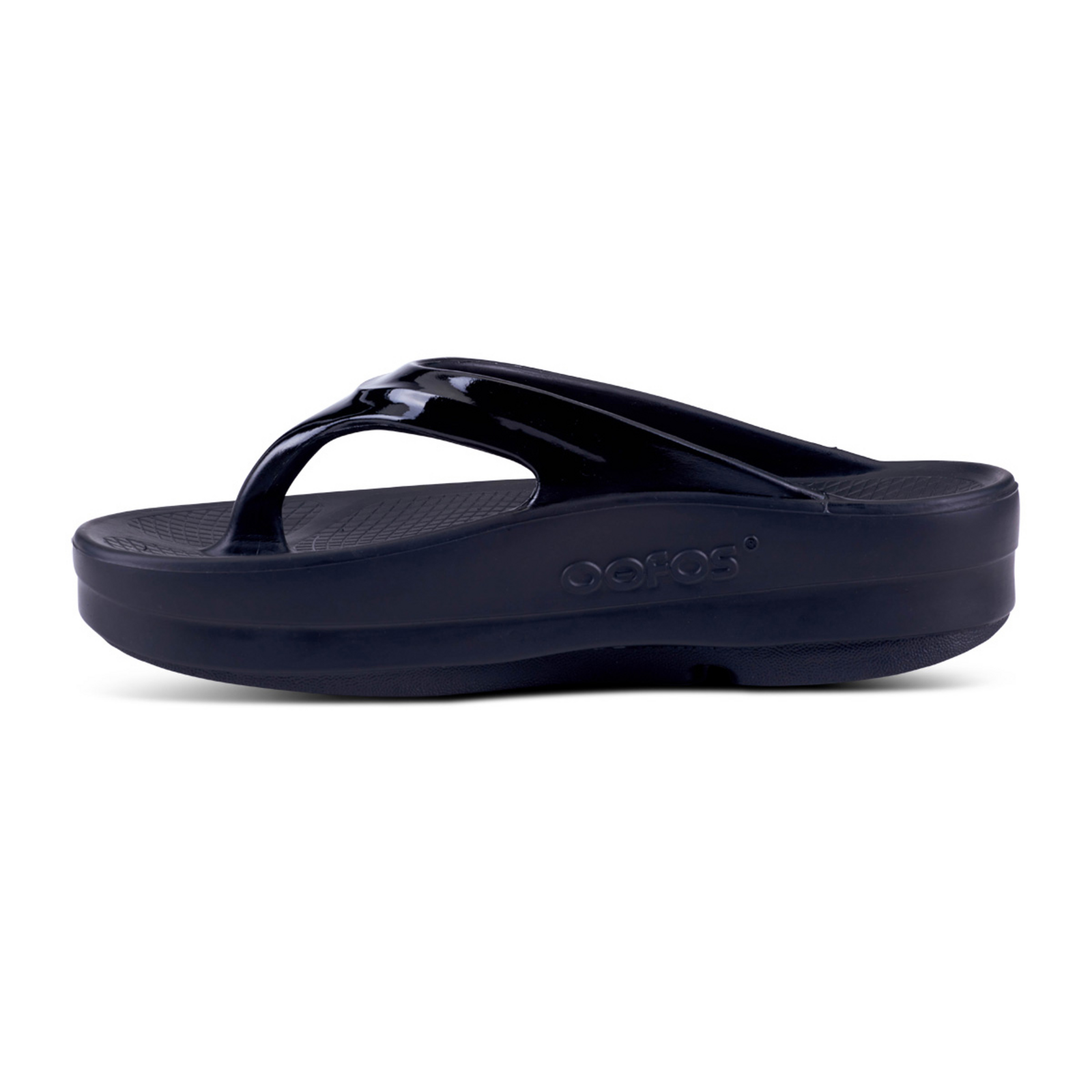 Oofos W OOmega Thong in SCHWARZ