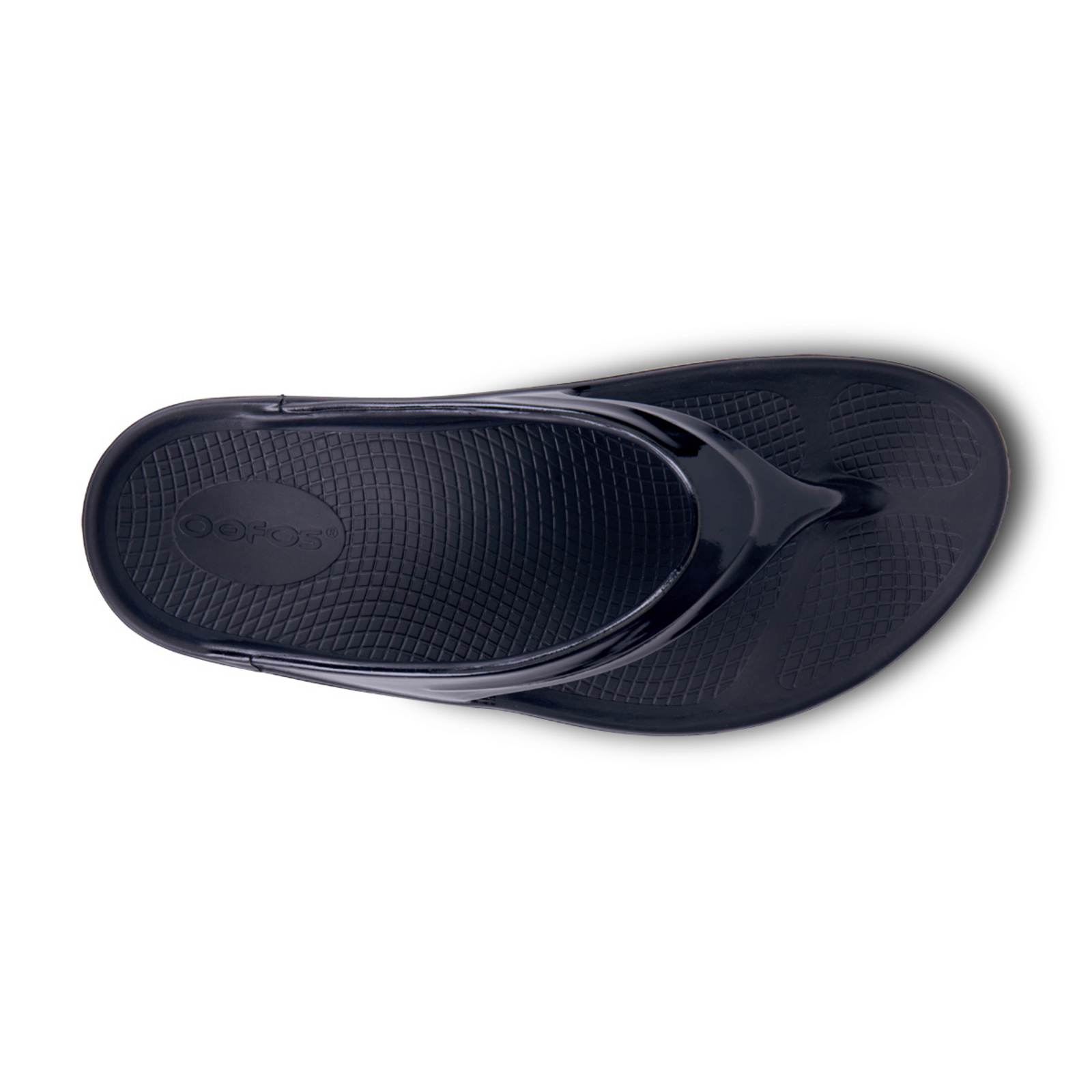 Oofos W OOmega Thong in SCHWARZ