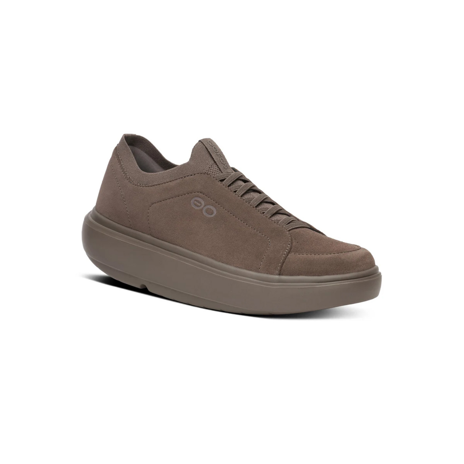 Oofos M Suede OOmg+ Club in BRAUN